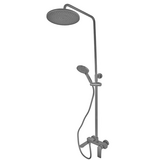 Душова система Mixxus Premium Derby 009-J Graphite зі змішувачем (MI6610)
