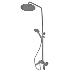 Душова система Mixxus Premium Derby 009-J Graphite зі змішувачем (MI6610)