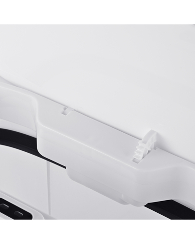 Мусорное ведро сенсорное прямоугольное Mixxus Wave-TC0414 White 14 л (цвет белый) (MI8405)
