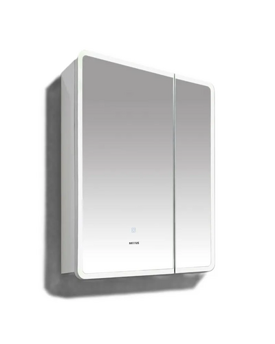 Дзеркальна шафка Mixxus Premium Olivary CM01-60x70x13 з LED Touch, димером, регулятором яскравості (MI8294)