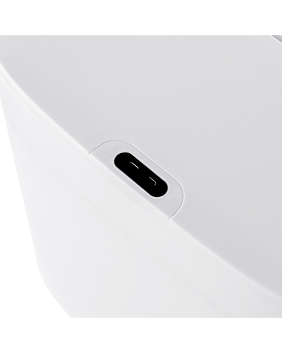 Мусорное ведро сенсорное прямоугольное Mixxus Wave-TC0414 White 14 л (цвет белый) (MI8405)