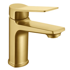 Смеситель для умывальника Mixxus Wilson 001 Brushed Gold (Цвет матового золота) (MI7128)