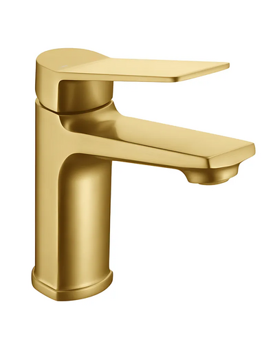 Смеситель для умывальника Mixxus Wilson 001 Brushed Gold (Цвет матового золота) (MI7128)