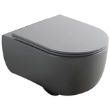 Унитаз подвесной Mixxus Premium Topper-0303-R Gray 495x370x350mm система смыва Rimless (MP6657)