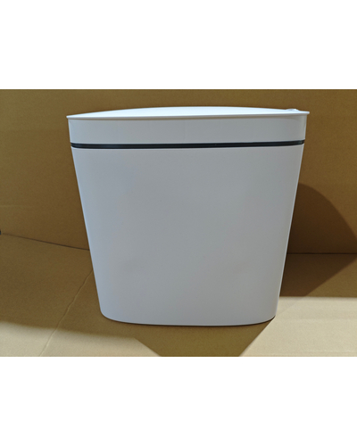 Мусорное ведро сенсорное овальное Mixxus Flat-TC0109 White 9 л цвет белый (MI7074)