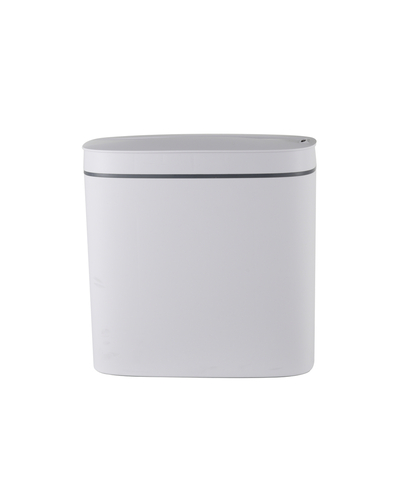 Мусорное ведро сенсорное овальное Mixxus Flat-TC0109 White 9 л цвет белый (MI7074)