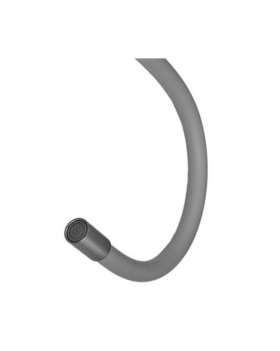 Смеситель для кухни Mixxus Seo-011 Graphite REFL.GRAY с силиконовым изливом из нерж.стали SUS304, цвет графит (MI8225)