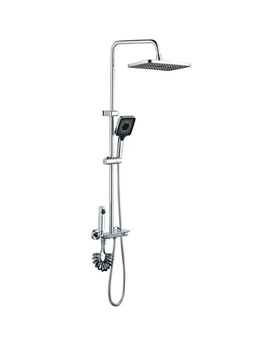 Душова система зі змішувачем Mixxus Premium Marlin 009-J з кнопкою перемикання, 4 режими (MI6830)