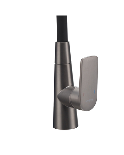 Змішувач для кухні Mixxus Premium Matis 011-T (NUT) Graphite Refl.Black (Колір граф.+сил.вилив чорн) (MI8268)