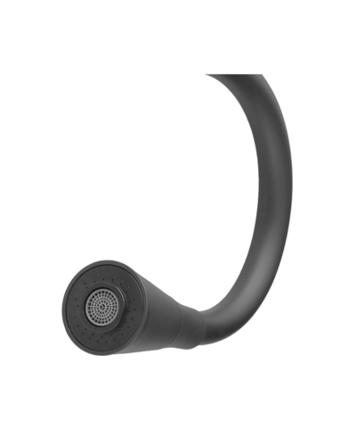 Смеситель для кухни Mixxus SUS-011-T REFL.Black с силиконовым изливом из нерж. стали SUS304, излив черный (MI8226)