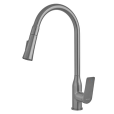 Змішувач для кухні Mixxus Premium Derby 014 (NUT) Graphite (MI6611)