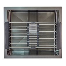 Мийка Zerix ZH4843B-215 (3.0/1.0) PVD-Black з сушаркою для посуду (ZM5555)