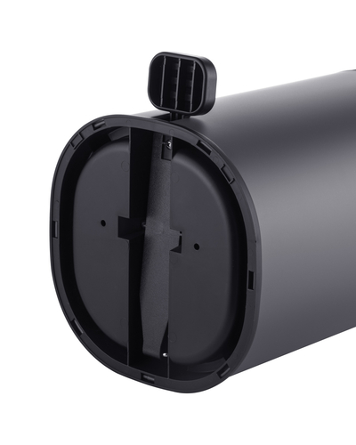 Мусорное ведро с плавным закрытием овальное Mixxus Premium Olivary-TC0105 Graphite 5 л цвет графит (MI7063)