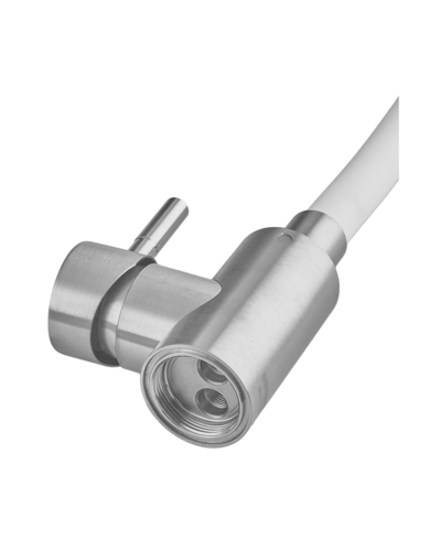 Смеситель для кухни Mixxus SUS-011-T REFL.White с силиконовым изливом из нерж. стали SUS304, излив белый (MI8228)