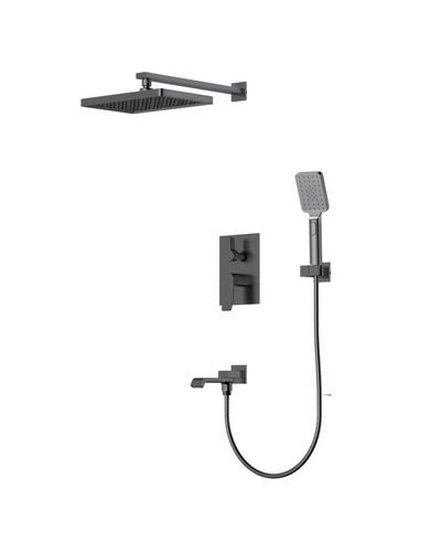 Встраиваемая душевая система Mixxus Premium Dali 009 Inner Box Graphite (MI6761)