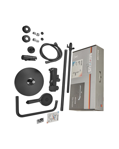 Душевая система Mixxus Premium Derby 009-J BLACK со смесителем (MI6604)