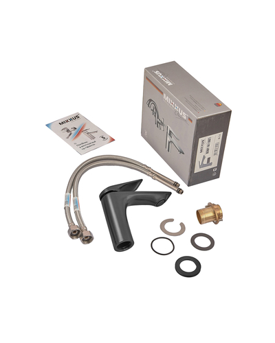 Смеситель для умывальника Mixxus Premium Derby 001 (NUT) BLACK (MI6601)