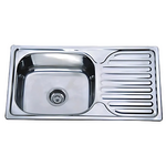 Мойка кухонная Zerix Z7642-08-180E (Satin) (ZX1602)