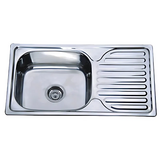 Мойка кухонная Zerix Z7642-08-180E (Satin) (ZX1602)