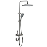 Душова система зі змішувачем Mixxus Premium Neptune 009-J Graphite з кнопкою перемикання, 4 режими (MI6833)