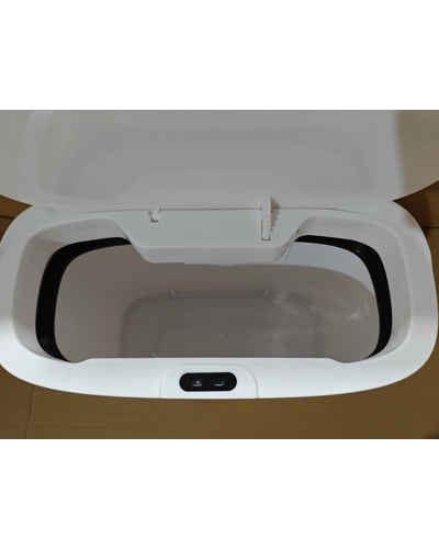 Мусорное ведро сенсорное прямоугольное Mixxus Wave-TC0414 White 14 л (цвет белый) (MI8405)