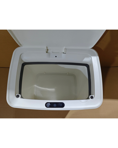 Мусорное ведро сенсорное прямоугольное Mixxus WAVE-TC0110 White 10 л цвет белый (MI7073)