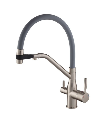Змішувач для кухні Mixxus Premium Gravity 021 SS COLOR REFL.GREY (MI6980)