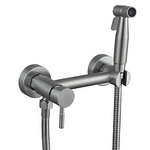 Змішувач настінний з гігієнічним душем Mixxus SUS-222 з нержавіючої сталі SUS304 (MX0679)