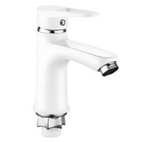 Смеситель для умывальника Mixxus Elba 001 (NUT) White (без подвода) (MI6584)