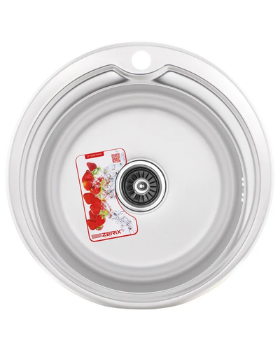 Мойка кухонная Zerix Z510-08-180MD (micro decor) (ZS0561) Мойка кухонная Zerix Z510-08-180MD (micro decor) (ZS0561)