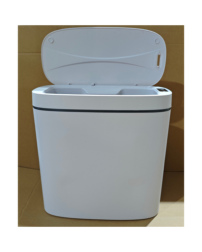 Мусорное ведро сенсорное овальное Mixxus Flat-TC0109 White 9 л цвет белый (MI7074)