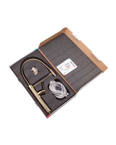 Смеситель для кухни Mixxus Premium Spark 017 GOLD (MI6972)