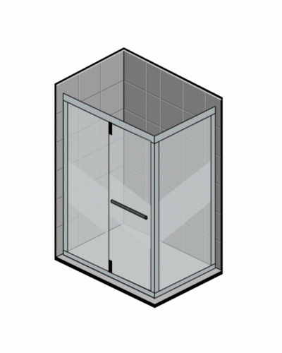 Душевая кабина без поддона Mixxus Premium Bevel SC01-120x80x195-TR Black прозрачное стекло 6мм (MI6872)