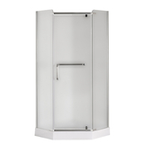 Душова кабіна з піддоном Mixxus Lines SCT01-90x90x198-TR Chrome прозоре скло 6мм (MI6913)