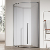 Душова кабіна без піддону Koer SR SC06-90x90x200-TR-07 прозоре скло Easy Clean 8мм графіт (KR5366)