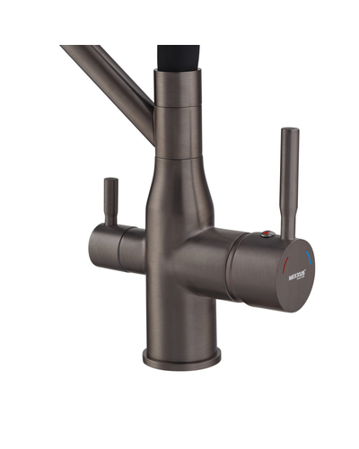 Змішувач для кухні Mixxus Premium Gravity 021 Graphite REFL.Black (MI6979)