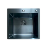 Мойка Mixxus MH5050 Micro Decor Black с нерж. стали (цвет черный) (MI8215)