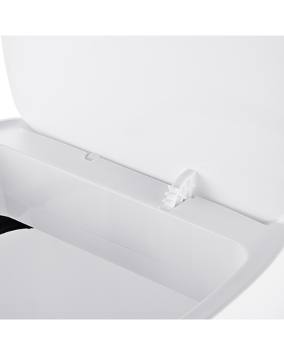 Мусорное ведро сенсорное прямоугольное Mixxus Wave-TC0314 White 14 л (цвет белый) (MI8404)