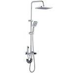 Душова система зі змішувачем Mixxus Premium Neptune 009-J з кнопкою перемикання,4 режими (MI6832)