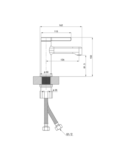 Смеситель для умывальника Mixxus Premium Verdi 001 (NUT) (MI8240)