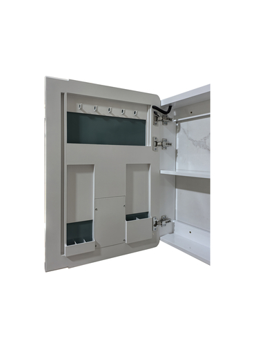 Дзеркальна шафка Mixxus Premium Olivary CM01-70x70x13 з LED Touch, димером, регулятором яскравості (MI8295)