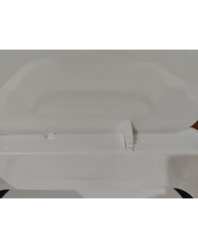Мусорное ведро сенсорное прямоугольное Mixxus Wave-TC0314 White 14 л (цвет белый) (MI8404)