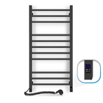 Рушникосушка Navin Класик Квадро 500х1000 Sensor ліва з таймером, чорний муар 12-216153-5010