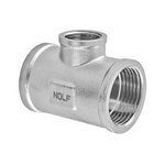 Трійник редукційний Nolf NFC.T100810F-N-1Fх3/4Fх1F нікельований (NF3096)