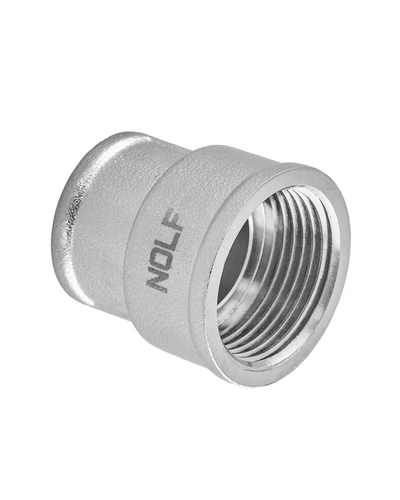 Муфта редукційна Nolf NFC.C0610-N-1x1/2 нікельована (NF3076)