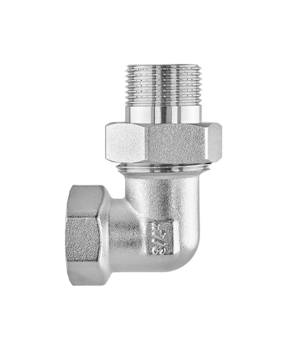 Згін американка Nolf NFC.521-10 - 1 кутовий нікельований (NF3238)