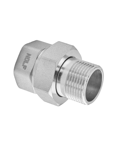 Згін американка Nolf NFC.511-50 - 2 прямий нікельований (NF3235)