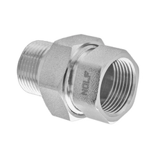 Згін американка Nolf NFC.511-40 - 1.1/2 прямий нікельований (NF3234)