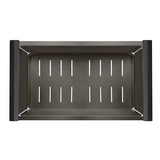 Сушилка для посуды Mixxus BAS-03 NANO-BLACK 420мм из нерж. стали (цвет графит) (MX1950)