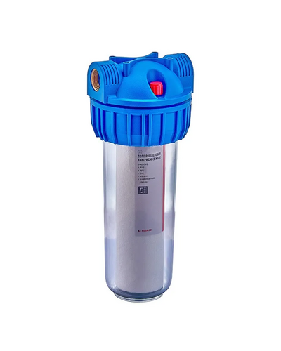 Фильтр для холодной воды Koer KV-24-1 (колба 3-х составляющая, 8 атм. 1") (KR5019)